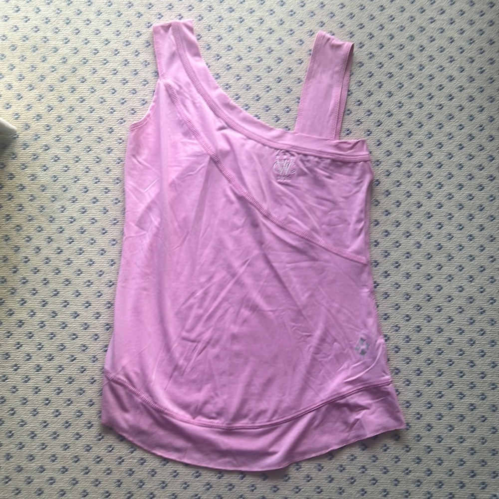 Pink workout tank